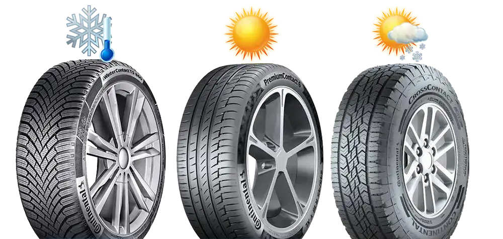 tires for all seasons of car rental
