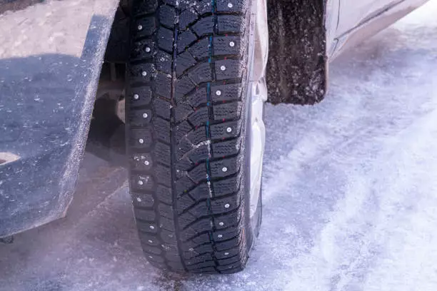 Studded tires photo